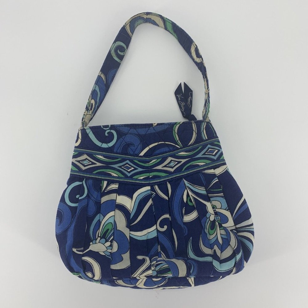 Vera Bradley Hannah Purse in Mediterranean Blue Small Handbag